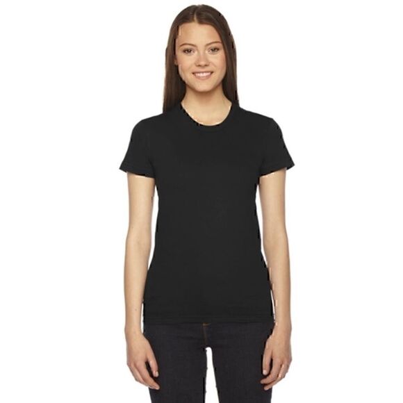 New! American Apparel Black T-shirt Small - Picture 2 of 3